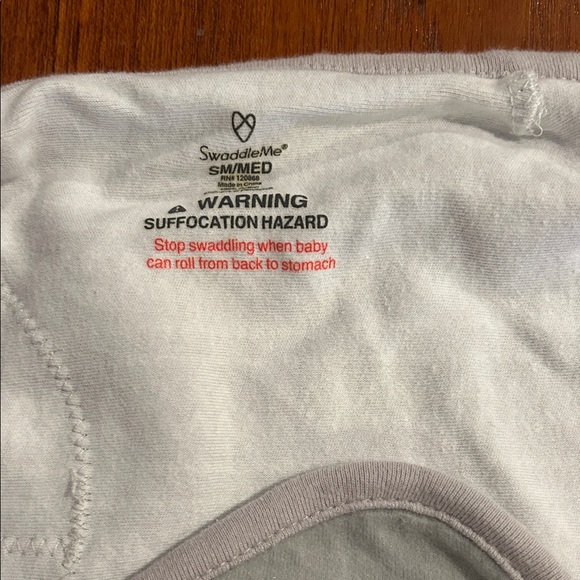 Gray Patterned Newborn Swaddle - Picture 4 of 4